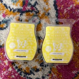 Scentsy Lemon Lime Fizz Wax Bar - Bright Yellow